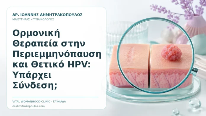 Ορμονική Θεραπεία στην Περιεμμηνόπαυση και Θετικό HPV: Υπάρχει Σύνδεση; Ορμονική Θεραπεία στην Περιεμμηνόπαυση και Θετικό HPV: Υπάρχει Σύνδεση; - Δρ. Ιωάννης Δημητρακόπουλος, Γυναικολόγος Γλυφάδα
