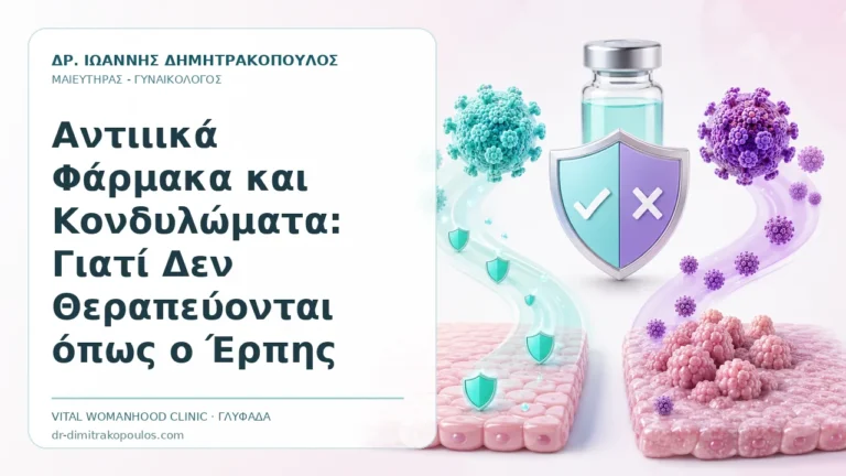 Αντιιικά Φάρμακα και Κονδυλώματα: Γιατί Δεν Θεραπεύονται όπως ο Έρπης - Δρ. Ιωάννης Δημητρακόπουλος, Γυναικολόγος Γλυφάδα