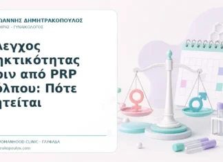 Έλεγχος Πηκτικότητας πριν από PRP Κόλπου: Πότε Ζητείται Έλεγχος Πηκτικότητας πριν από PRP Κόλπου: Πότε Ζητείται - Δρ. Ιωάννης Δημητρακόπουλος, Γυναικολόγος Γλυφάδα
