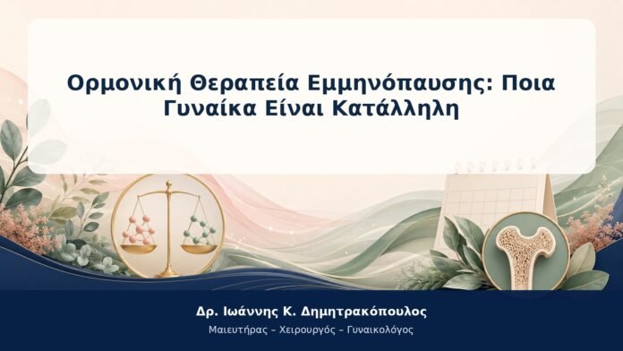 Ορμονική Θεραπεία Εμμηνόπαυσης: Ποια Γυναίκα Είναι Κατάλληλη Ορμονική Θεραπεία Εμμηνόπαυσης: Ποια Γυναίκα Είναι Κατάλληλη