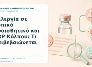 Αλλεργία σε Τοπικό Αναισθητικό και PRP Κόλπου: Τι Επιβεβαιώνεται - Δρ. Ιωάννης Δημητρακόπουλος, Γυναικολόγος Γλυφάδα
