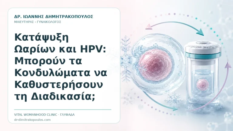 Κατάψυξη Ωαρίων και HPV: Μπορούν τα Κονδυλώματα να Καθυστερήσουν τη Διαδικασία; - Δρ. Ιωάννης Δημητρακόπουλος, Γυναικολόγος Γλυφάδα