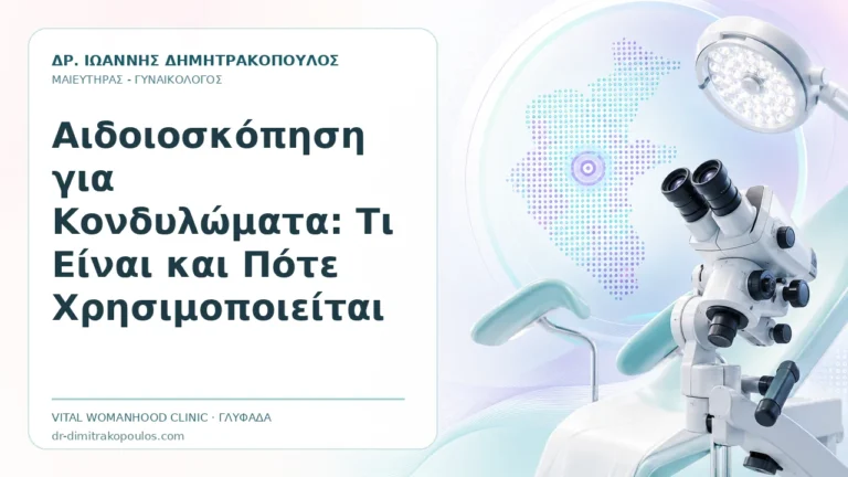 Αιδοιοσκόπηση για Κονδυλώματα: Τι Είναι και Πότε Χρησιμοποιείται - Δρ. Ιωάννης Δημητρακόπουλος, Γυναικολόγος Γλυφάδα