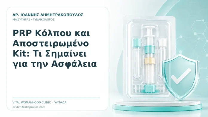 PRP Κόλπου και Αποστειρωμένο Kit: Τι Σημαίνει για την Ασφάλεια PRP Κόλπου και Αποστειρωμένο Kit: Τι Σημαίνει για την Ασφάλεια - Δρ. Ιωάννης Δημητρακόπουλος, Γυναικολόγος Γλυφάδα