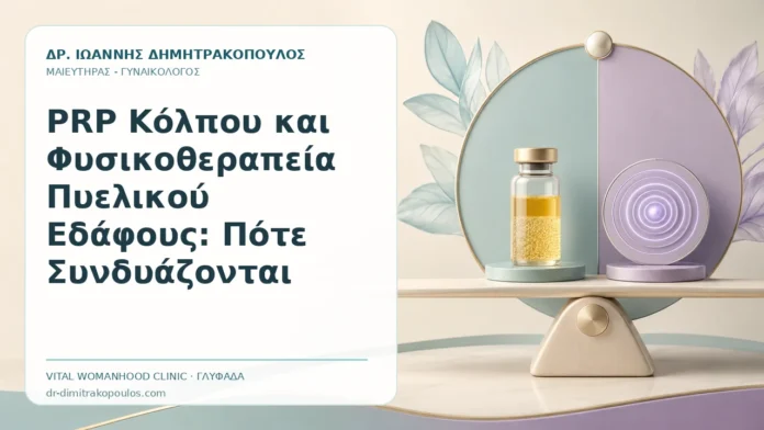 PRP Κόλπου και Φυσικοθεραπεία Πυελικού Εδάφους: Πότε Συνδυάζονται PRP Κόλπου και Φυσικοθεραπεία Πυελικού Εδάφους: Πότε Συνδυάζονται - Δρ. Ιωάννης Δημητρακόπουλος, Γυναικολόγος Γλυφάδα