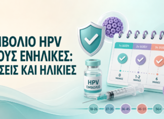 Εμβόλιο HPV στους ενήλικες: δόσεις και ηλικίες