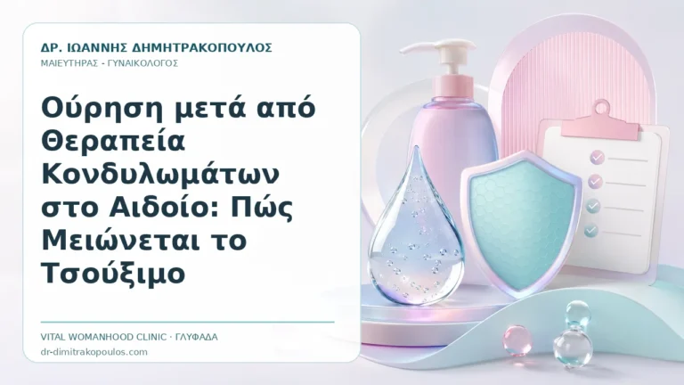 Ούρηση μετά από Θεραπεία Κονδυλωμάτων στο Αιδοίο: Πώς Μειώνεται το Τσούξιμο - Δρ. Ιωάννης Δημητρακόπουλος, Γυναικολόγος Γλυφάδα