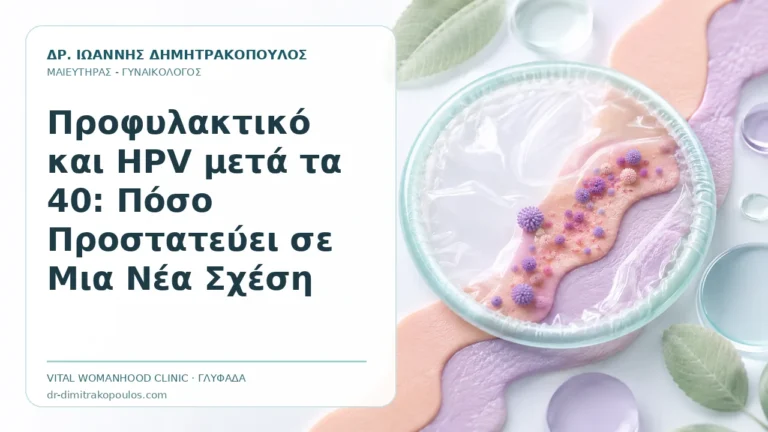 Προφυλακτικό και HPV μετά τα 40: Πόσο Προστατεύει σε Μια Νέα Σχέση - Δρ. Ιωάννης Δημητρακόπουλος, Γυναικολόγος Γλυφάδα