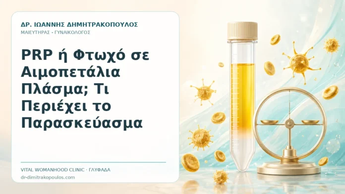 PRP ή Φτωχό σε Αιμοπετάλια Πλάσμα; Τι Περιέχει το Παρασκεύασμα PRP ή Φτωχό σε Αιμοπετάλια Πλάσμα; Τι Περιέχει το Παρασκεύασμα - Δρ. Ιωάννης Δημητρακόπουλος, Γυναικολόγος Γλυφάδα