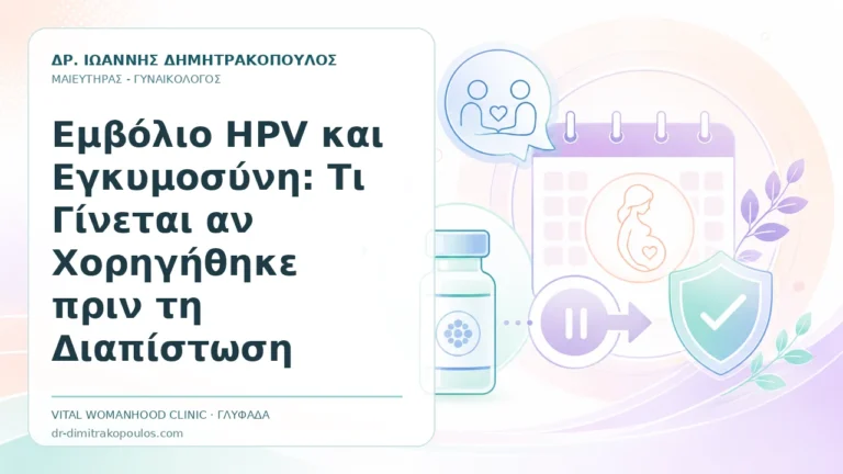 Εμβόλιο HPV και Εγκυμοσύνη: Τι Γίνεται αν Χορηγήθηκε πριν τη Διαπίστωση - Δρ. Ιωάννης Δημητρακόπουλος, Γυναικολόγος Γλυφάδα
