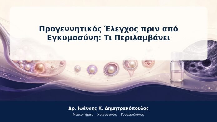Προγεννητικός Έλεγχος πριν από Εγκυμοσύνη: Τι Περιλαμβάνει Προγεννητικός Έλεγχος πριν από Εγκυμοσύνη: Τι Περιλαμβάνει