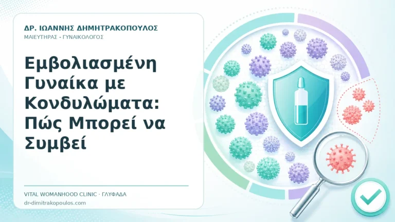 Εμβολιασμένη Γυναίκα με Κονδυλώματα: Πώς Μπορεί να Συμβεί - Δρ. Ιωάννης Δημητρακόπουλος, Γυναικολόγος Γλυφάδα