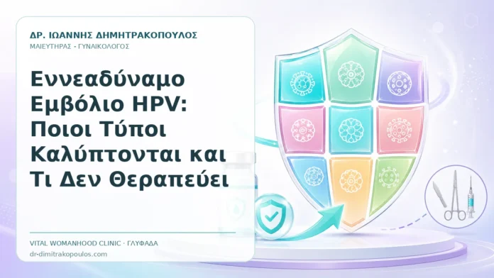 Εννεαδύναμο Εμβόλιο HPV: Ποιοι Τύποι Καλύπτονται και Τι Δεν Θεραπεύει - Δρ. Ιωάννης Δημητρακόπουλος, Γυναικολόγος Γλυφάδα