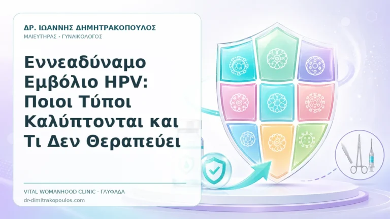 Εννεαδύναμο Εμβόλιο HPV: Ποιοι Τύποι Καλύπτονται και Τι Δεν Θεραπεύει - Δρ. Ιωάννης Δημητρακόπουλος, Γυναικολόγος Γλυφάδα