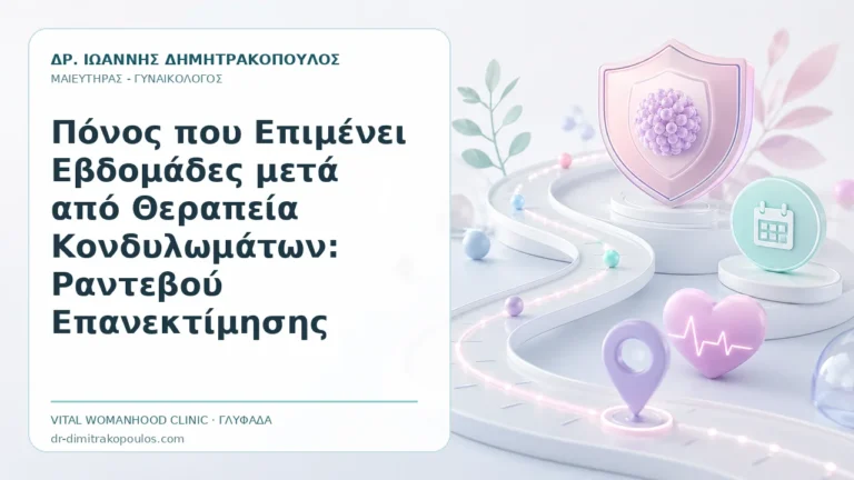 Πόνος που Επιμένει Εβδομάδες μετά από Θεραπεία Κονδυλωμάτων: Ραντεβού Επανεκτίμησης - Δρ. Ιωάννης Δημητρακόπουλος, Γυναικολόγος Γλυφάδα