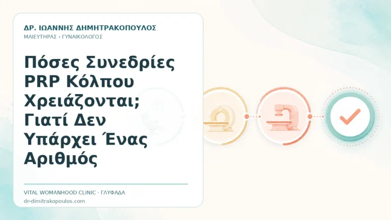 Πόσες Συνεδρίες PRP Κόλπου Χρειάζονται; Γιατί Δεν Υπάρχει Ένας Αριθμός - Δρ. Ιωάννης Δημητρακόπουλος, Γυναικολόγος Γλυφάδα