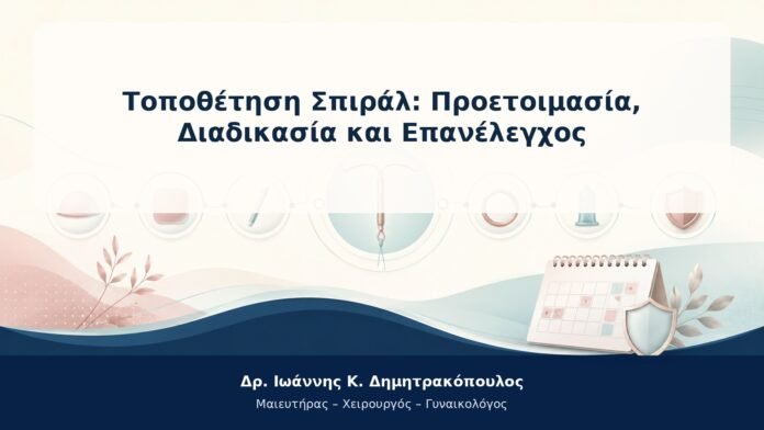 Τοποθέτηση Σπιράλ: Προετοιμασία, Διαδικασία και Επανέλεγχος