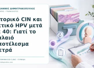 Ιστορικό CIN και Θετικό HPV μετά τα 40: Γιατί το Παλαιό Αποτέλεσμα Μετρά - Δρ. Ιωάννης Δημητρακόπουλος, Γυναικολόγος Γλυφάδα
