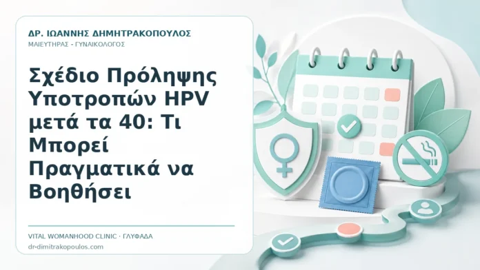 Σχέδιο Πρόληψης Υποτροπών HPV μετά τα 40: Τι Μπορεί Πραγματικά να Βοηθήσει - Δρ. Ιωάννης Δημητρακόπουλος, Γυναικολόγος Γλυφάδα