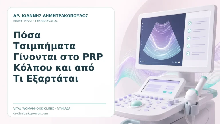 Πόσα Τσιμπήματα Γίνονται στο PRP Κόλπου και από Τι Εξαρτάται - Δρ. Ιωάννης Δημητρακόπουλος, Γυναικολόγος Γλυφάδα