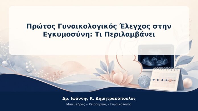 Πρώτος Γυναικολογικός Έλεγχος στην Εγκυμοσύνη: Τι Περιλαμβάνει
