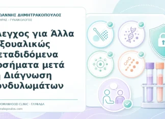 Έλεγχος για Άλλα Σεξουαλικώς Μεταδιδόμενα Νοσήματα μετά τη Διάγνωση Κονδυλωμάτων - Δρ. Ιωάννης Δημητρακόπουλος, Γυναικολόγος Γλυφάδα