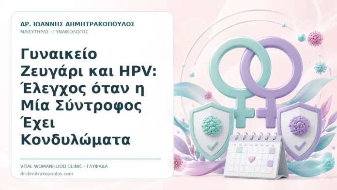 Γυναικείο Ζευγάρι και HPV: Έλεγχος όταν η Μία Σύντροφος Έχει Κονδυλώματα - Δρ. Ιωάννης Δημητρακόπουλος, Γυναικολόγος Γλυφάδα