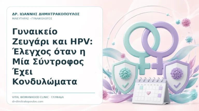 Γυναικείο Ζευγάρι και HPV: Έλεγχος όταν η Μία Σύντροφος Έχει Κονδυλώματα - Δρ. Ιωάννης Δημητρακόπουλος, Γυναικολόγος Γλυφάδα