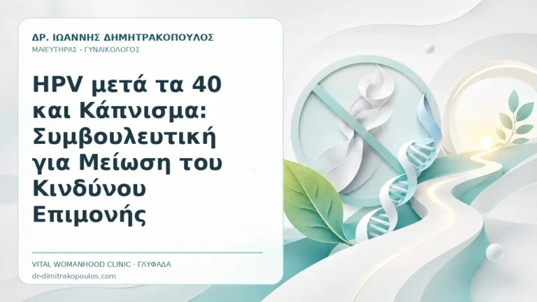 HPV μετά τα 40 και Κάπνισμα: Συμβουλευτική για Μείωση του Κινδύνου Επιμονής - Δρ. Ιωάννης Δημητρακόπουλος, Γυναικολόγος Γλυφάδα