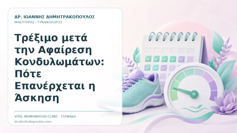 Τρέξιμο μετά την Αφαίρεση Κονδυλωμάτων: Πότε Επανέρχεται η Άσκηση - Δρ. Ιωάννης Δημητρακόπουλος, Γυναικολόγος Γλυφάδα