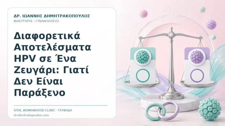 Διαφορετικά Αποτελέσματα HPV σε Ένα Ζευγάρι: Γιατί Δεν Είναι Παράξενο - Δρ. Ιωάννης Δημητρακόπουλος, Γυναικολόγος Γλυφάδα