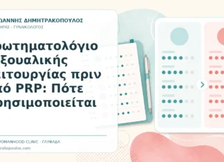 Ερωτηματολόγιο Σεξουαλικής Λειτουργίας πριν από PRP: Πότε Χρησιμοποιείται - Δρ. Ιωάννης Δημητρακόπουλος, Γυναικολόγος Γλυφάδα