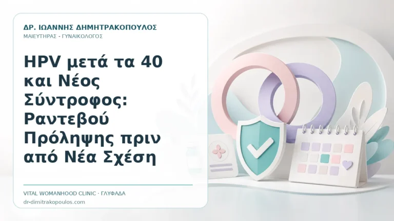 HPV μετά τα 40 και Νέος Σύντροφος: Ραντεβού Πρόληψης πριν από Νέα Σχέση - Δρ. Ιωάννης Δημητρακόπουλος, Γυναικολόγος Γλυφάδα