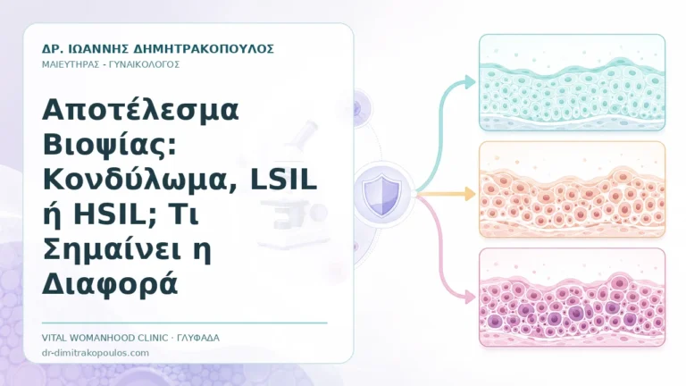 Αποτέλεσμα Βιοψίας: Κονδύλωμα, LSIL ή HSIL; Τι Σημαίνει η Διαφορά - Δρ. Ιωάννης Δημητρακόπουλος, Γυναικολόγος Γλυφάδα