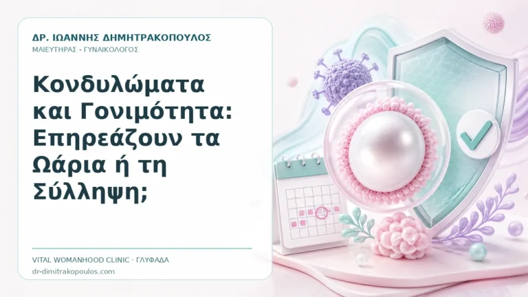 Κονδυλώματα και Γονιμότητα: Επηρεάζουν τα Ωάρια ή τη Σύλληψη; - Δρ. Ιωάννης Δημητρακόπουλος, Γυναικολόγος Γλυφάδα