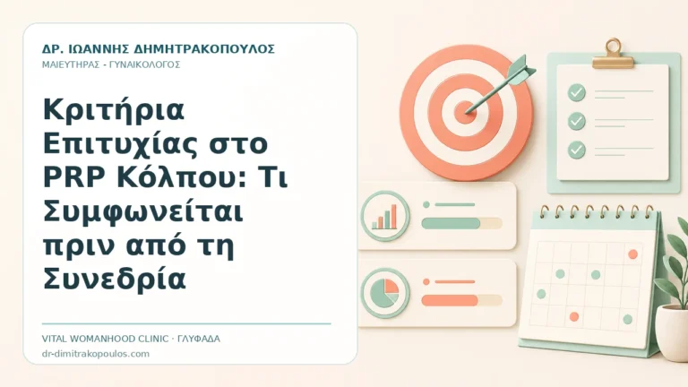 Κριτήρια Επιτυχίας στο PRP Κόλπου: Τι Συμφωνείται πριν από τη Συνεδρία - Δρ. Ιωάννης Δημητρακόπουλος, Γυναικολόγος Γλυφάδα