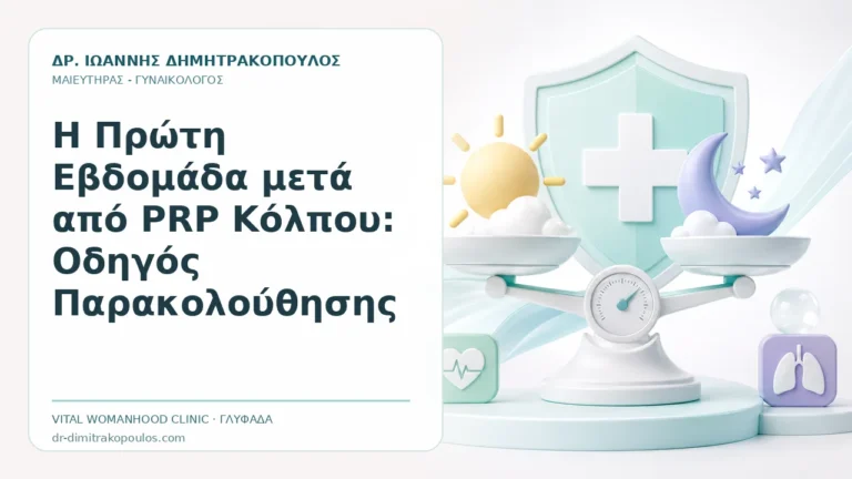 Η Πρώτη Εβδομάδα μετά από PRP Κόλπου: Οδηγός Παρακολούθησης - Δρ. Ιωάννης Δημητρακόπουλος, Γυναικολόγος Γλυφάδα