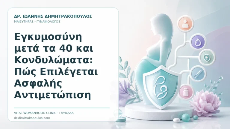 Εγκυμοσύνη μετά τα 40 και Κονδυλώματα: Πώς Επιλέγεται Ασφαλής Αντιμετώπιση - Δρ. Ιωάννης Δημητρακόπουλος, Γυναικολόγος Γλυφάδα