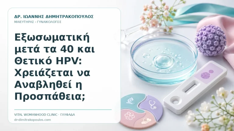 Εξωσωματική μετά τα 40 και Θετικό HPV: Χρειάζεται να Αναβληθεί η Προσπάθεια; - Δρ. Ιωάννης Δημητρακόπουλος, Γυναικολόγος Γλυφάδα