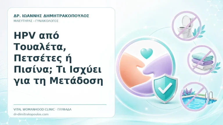HPV από Τουαλέτα, Πετσέτες ή Πισίνα; Τι Ισχύει για τη Μετάδοση - Δρ. Ιωάννης Δημητρακόπουλος, Γυναικολόγος Γλυφάδα