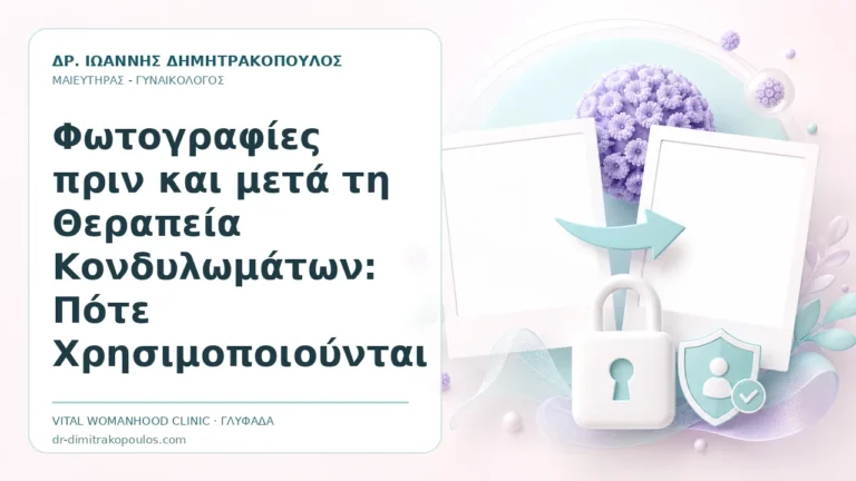 Φωτογραφίες πριν και μετά τη Θεραπεία Κονδυλωμάτων: Πότε Χρησιμοποιούνται - Δρ. Ιωάννης Δημητρακόπουλος, Γυναικολόγος Γλυφάδα