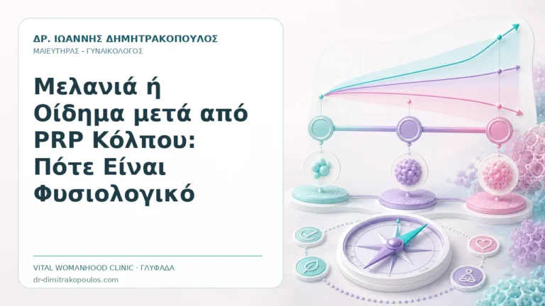 Μελανιά ή Οίδημα μετά από PRP Κόλπου: Πότε Είναι Φυσιολογικό - Δρ. Ιωάννης Δημητρακόπουλος, Γυναικολόγος Γλυφάδα