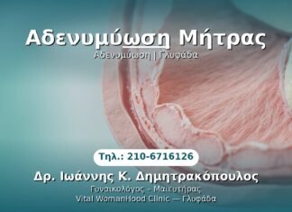 Αδενυμύωση Μήτρας PRP Γυναικολογίας — Γλυφάδα | Δρ. Ιωάννης Κ. Δημητρακόπουλος