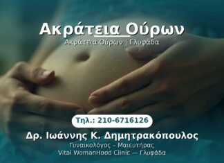 Ακράτεια Ούρων PRP Γυναικολογίας — Γλυφάδα | Δρ. Ιωάννης Κ. Δημητρακόπουλος