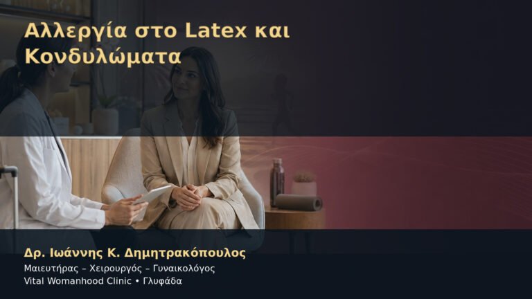 Αλλεργία στο Latex και Κονδυλώματα – Δρ. Ιωάννης Κ. Δημητρακόπουλος