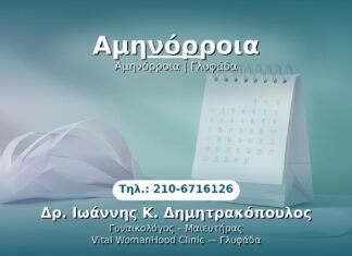 Αμηνόρροια PRP Γυναικολογίας — Γλυφάδα | Δρ. Ιωάννης Κ. Δημητρακόπουλος