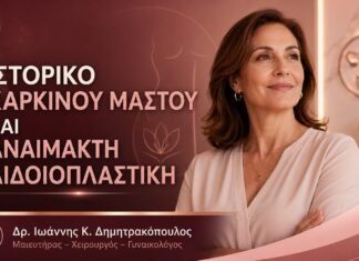 Ιστορικό Καρκίνου Μαστού και Αναίμακτη Αιδοιοπλαστική – Δρ. Ιωάννης Κ. Δημητρακόπουλος