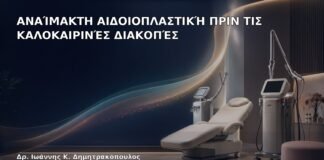 Αναίμακτη Αιδοιοπλαστική πριν τις Καλοκαιρινές Διακοπές - Δρ. Ιωάννης Κ. Δημητρακόπουλος
