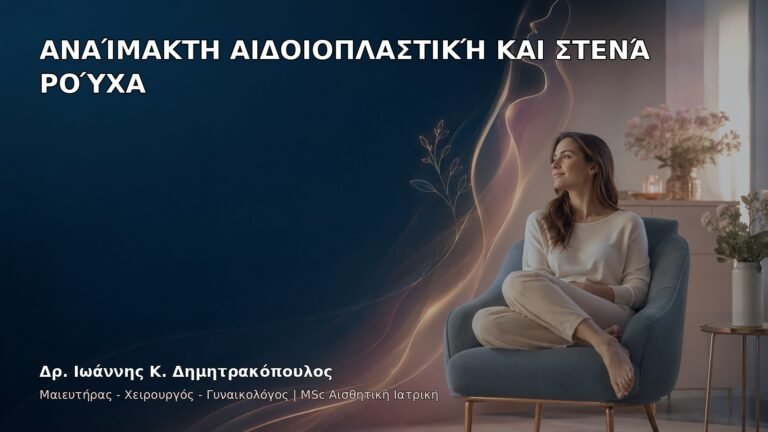 Αναίμακτη Αιδοιοπλαστική και Στενά Ρούχα - Δρ. Ιωάννης Κ. Δημητρακόπουλος