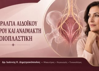 Νευραλγία Αιδοιϊκού Νεύρου και Αναίμακτη Αιδοιοπλαστική – Δρ. Ιωάννης Κ. Δημητρακόπουλος